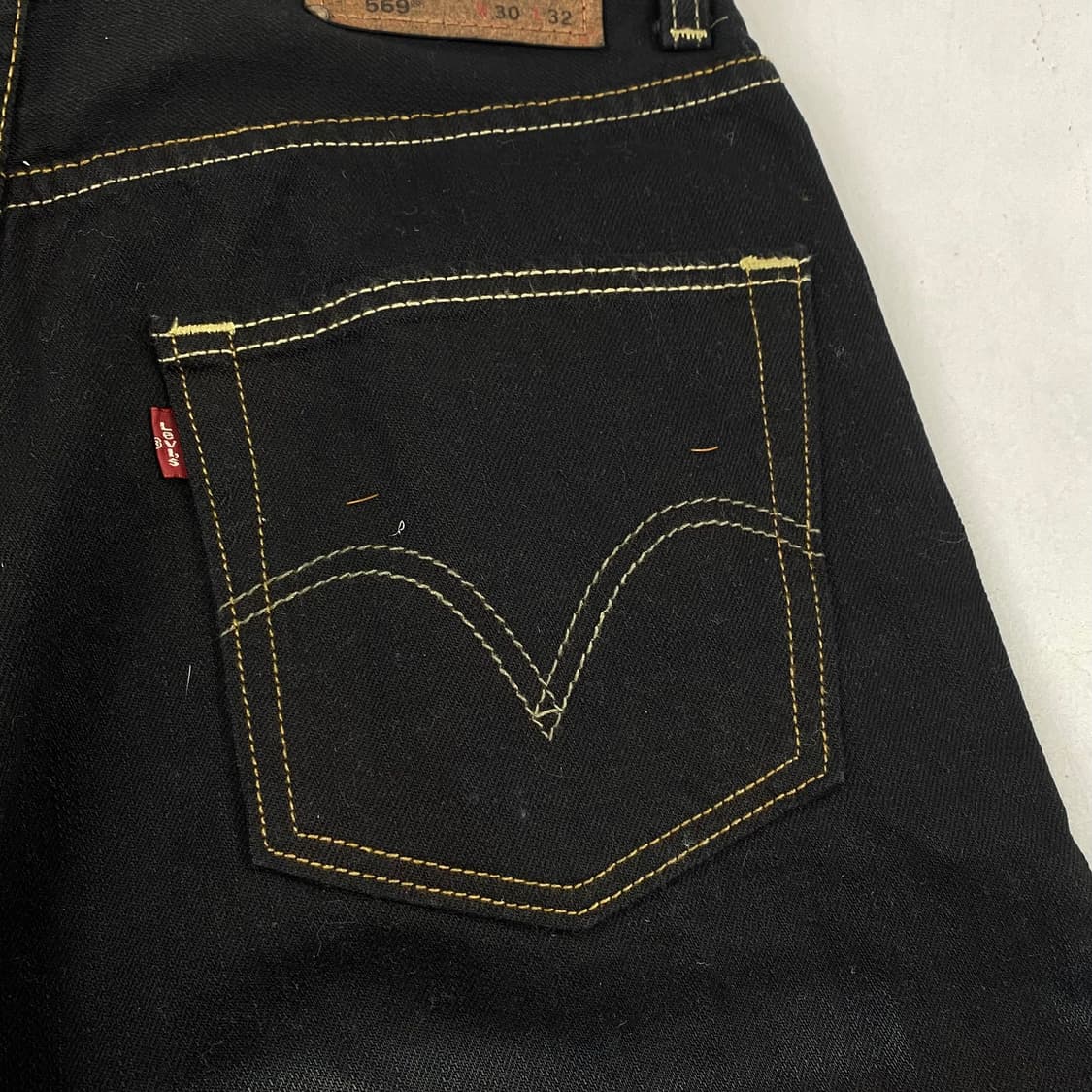 리바이스 569 루즈 스트레이트 블랙 데님 진 (30) 상품이미지4