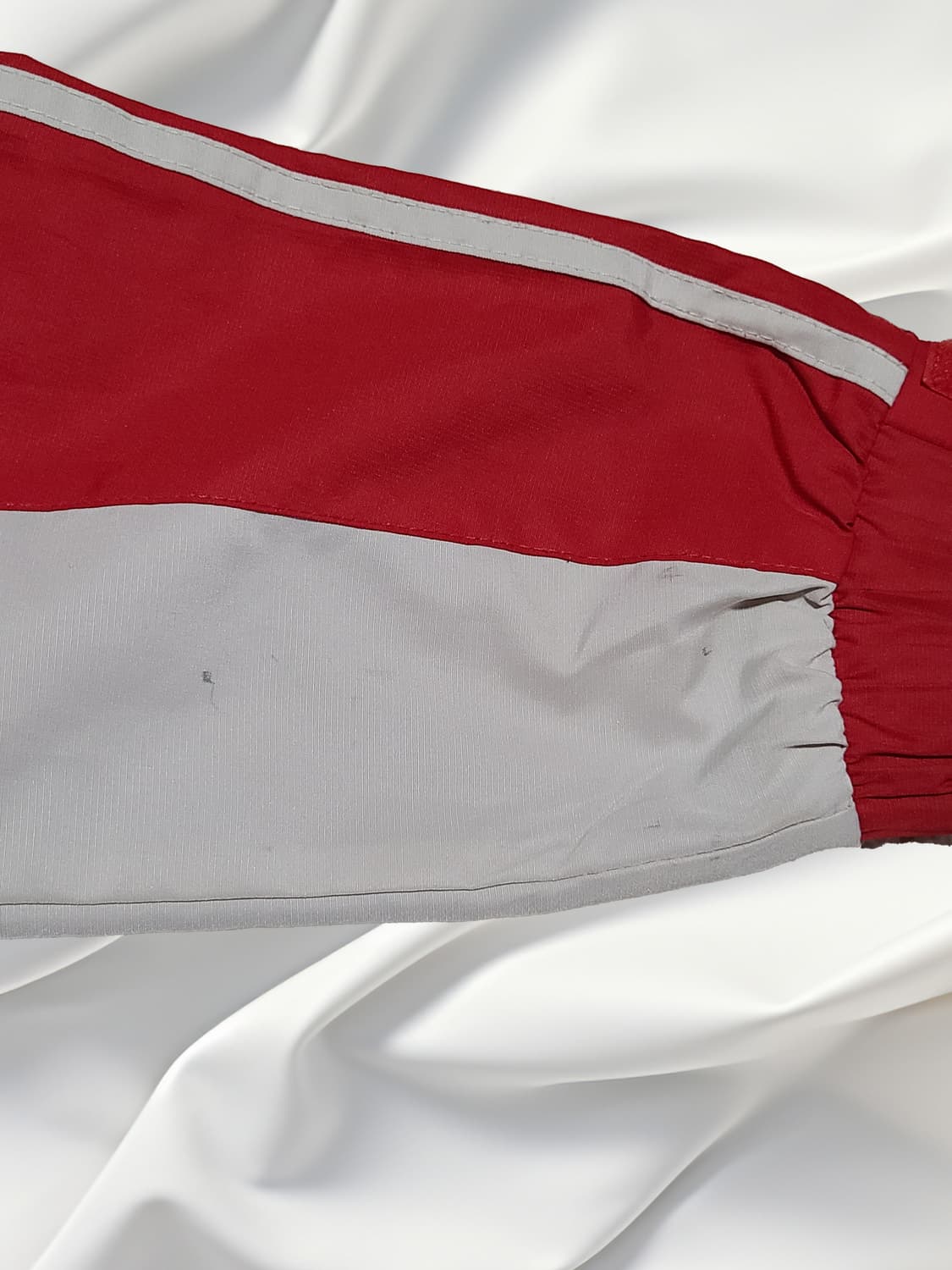 아디다스 100 레드/화이트 트랙탑 빈티지 바람막이 레트로 올드스쿨 상품이미지5