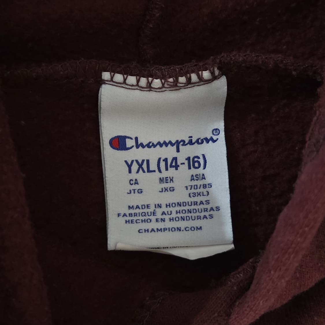 챔피온 보이즈 하버드 자수 기모 후드티 14/16 상품이미지4