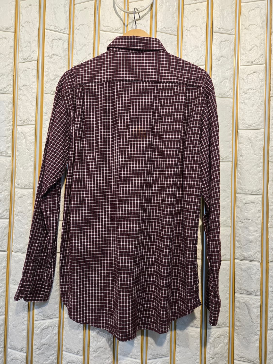 랑방 남성 셔츠 체크셔츠 정품 105 상품이미지2