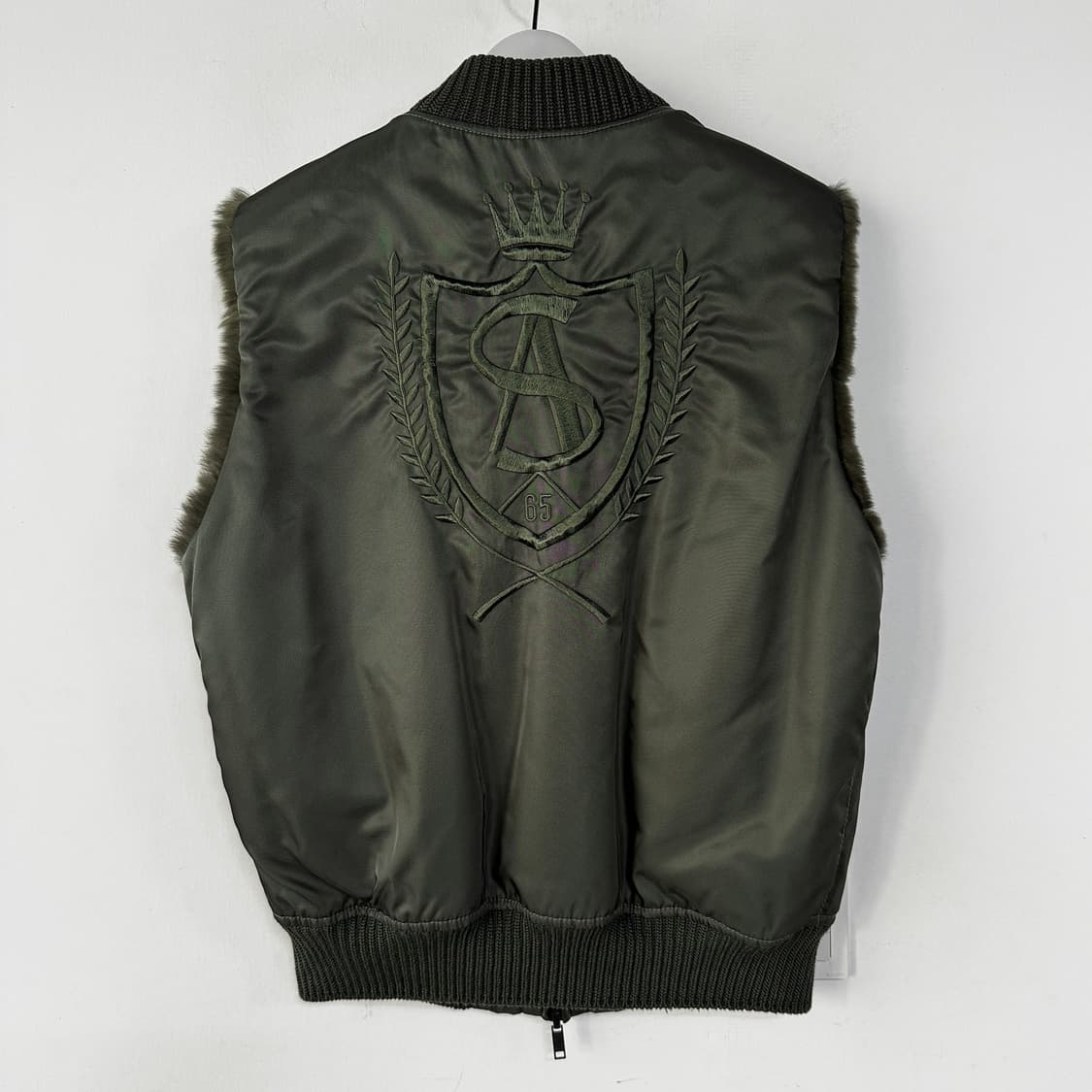 AS65 리버시블 밍크 퍼 패딩 베스트 상품이미지2