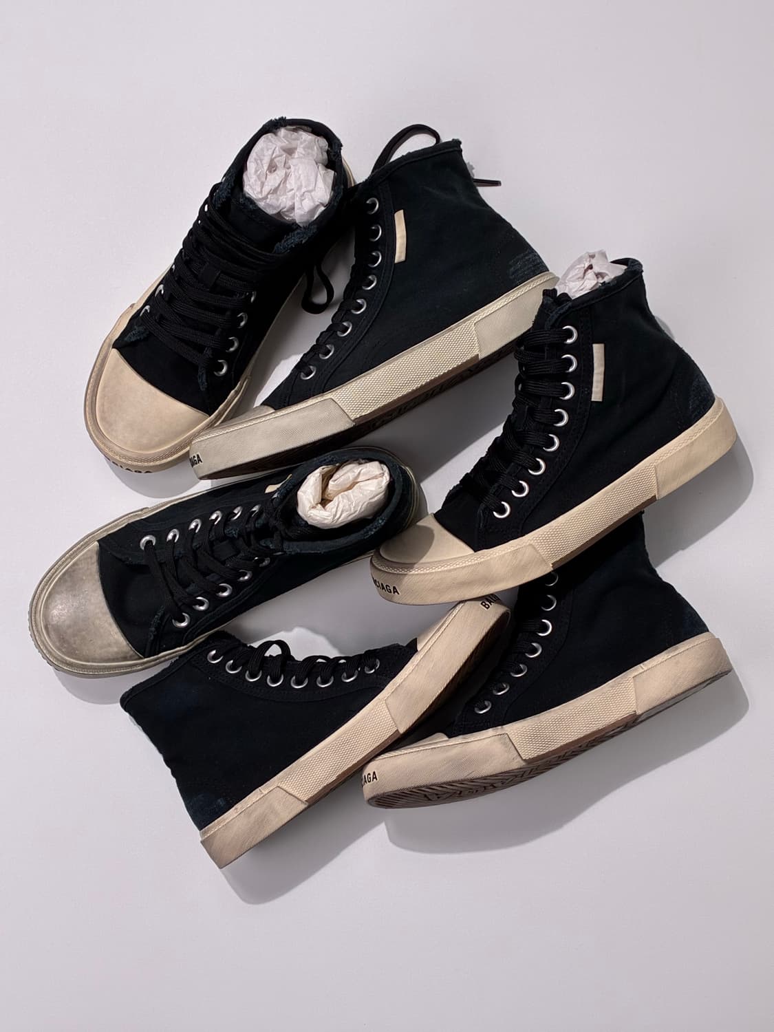 발렌시아가 파리 PARIS 하이탑 스니커즈 블랙 상품이미지1