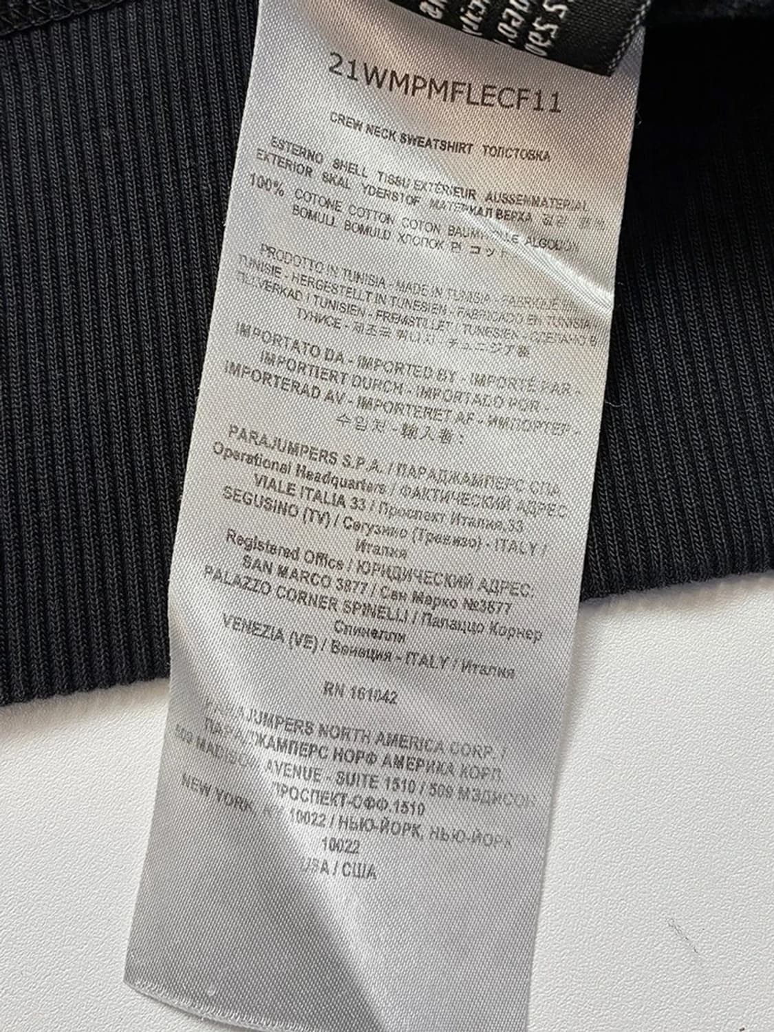 파라점퍼스 21FW Caleb Embo 패치 맨투맨 PN5684    상품이미지10