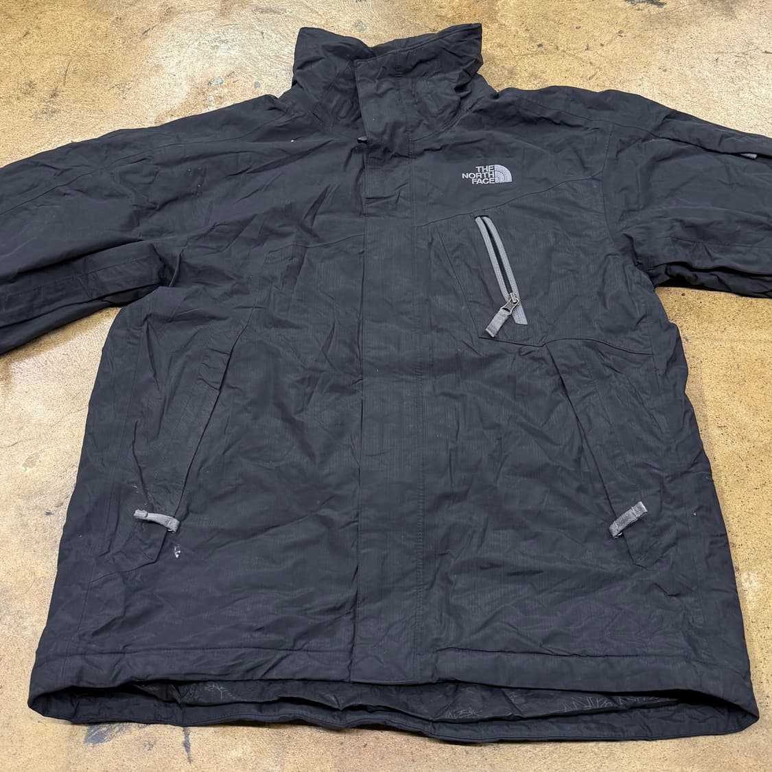 [정품/S] 노스페이스 블랙 바람막이 자켓 b8 상품이미지3