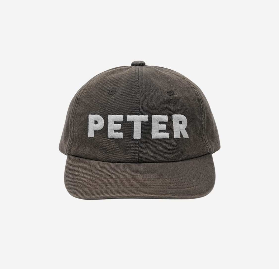 (새상품) 마이네임이즈피터 6-panel peter cap 챠콜 상품이미지1
