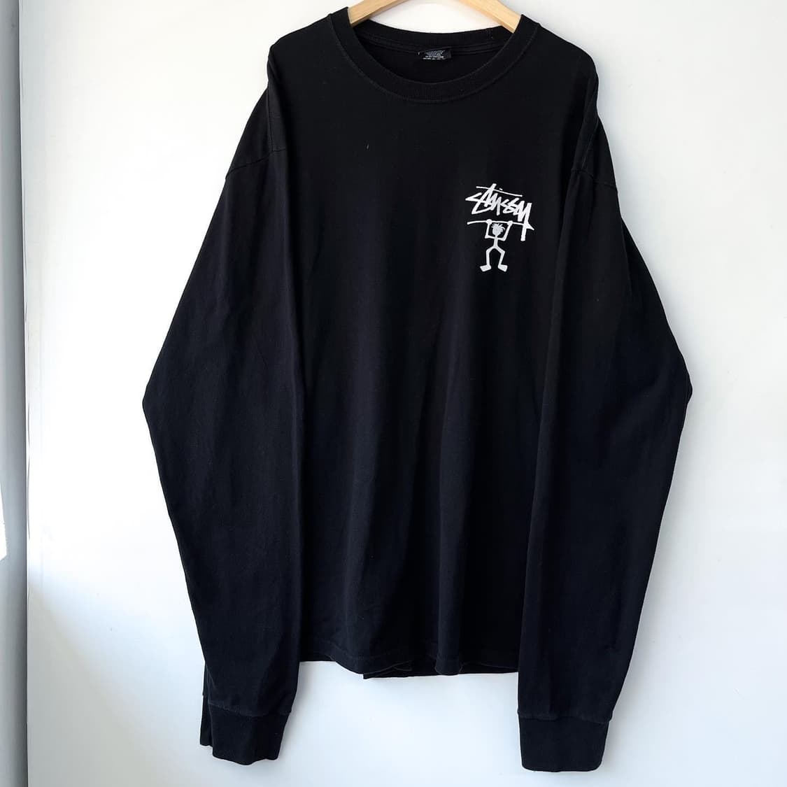 스투시 워리어 월드 투어 블랙 롱슬리브 상품이미지3