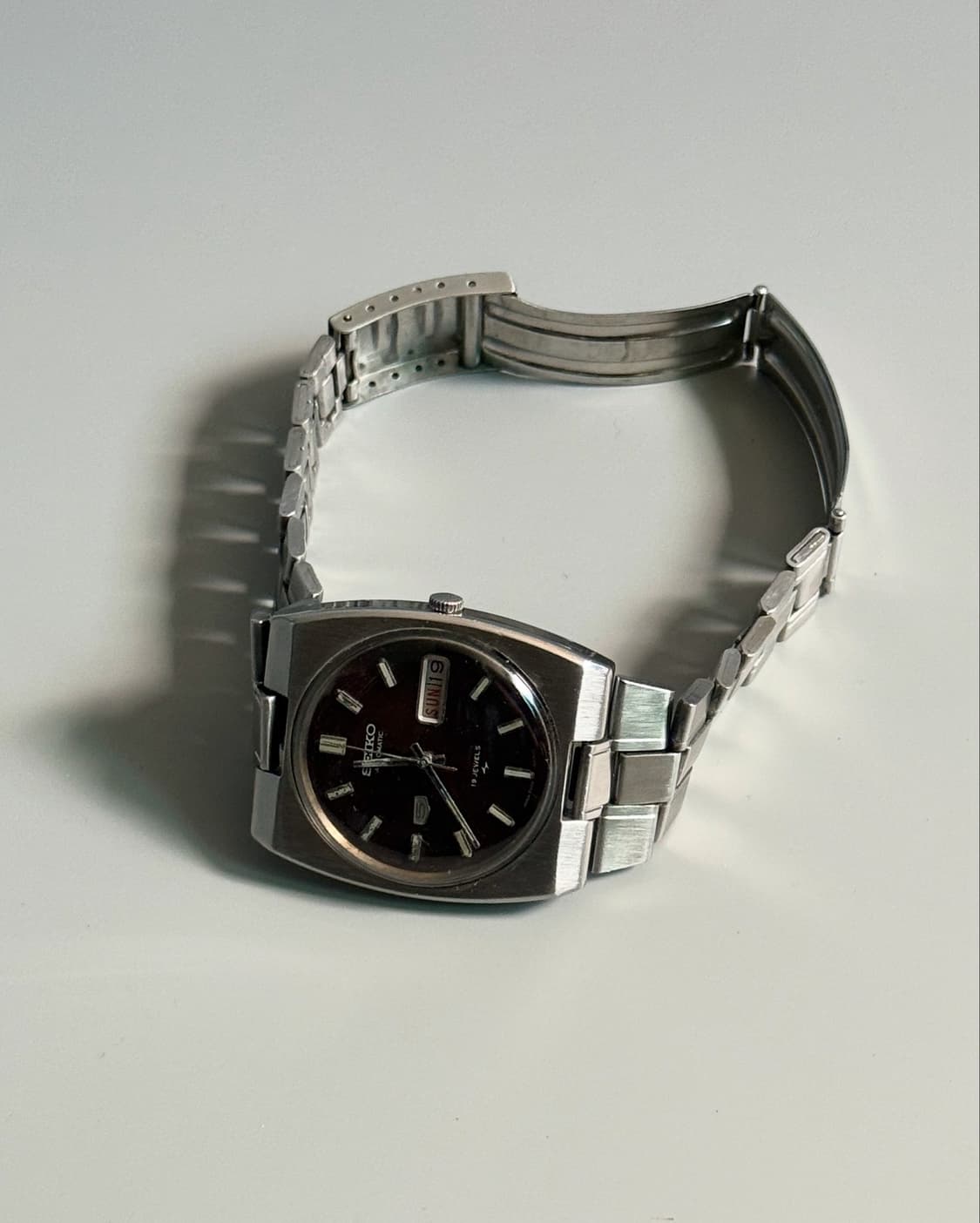 vintage SEIKO 5 Automatic metal watch 상품이미지3