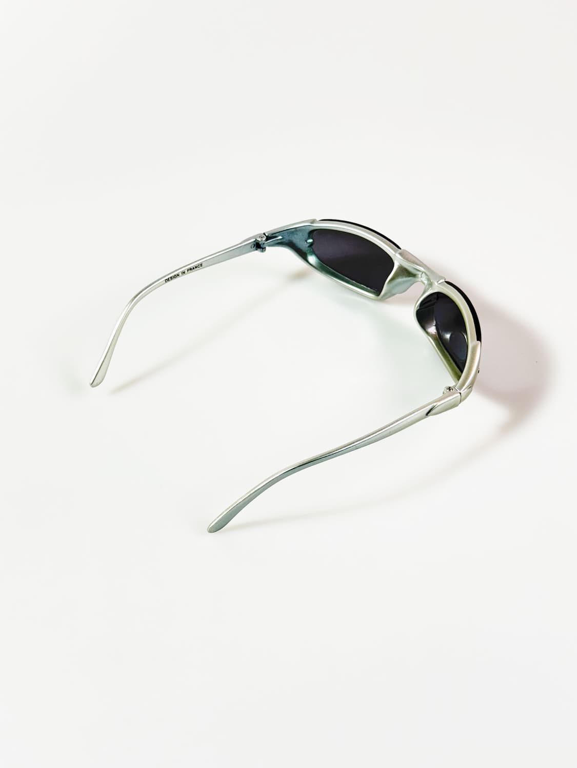 90s LEON 실버 랩어라운드 무테 스퀘어 빈티지 선글라스 상품이미지4