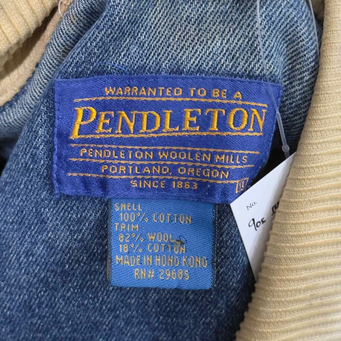 90s 펜들턴 웨스턴 데님 자켓 상품이미지6