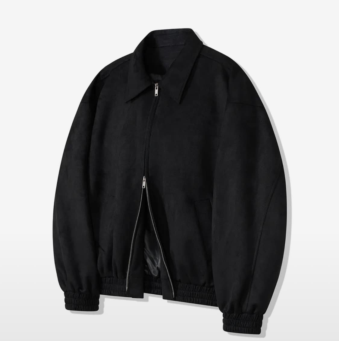 스텐다드에러비건스웨이드자켓블랙L 상품이미지1