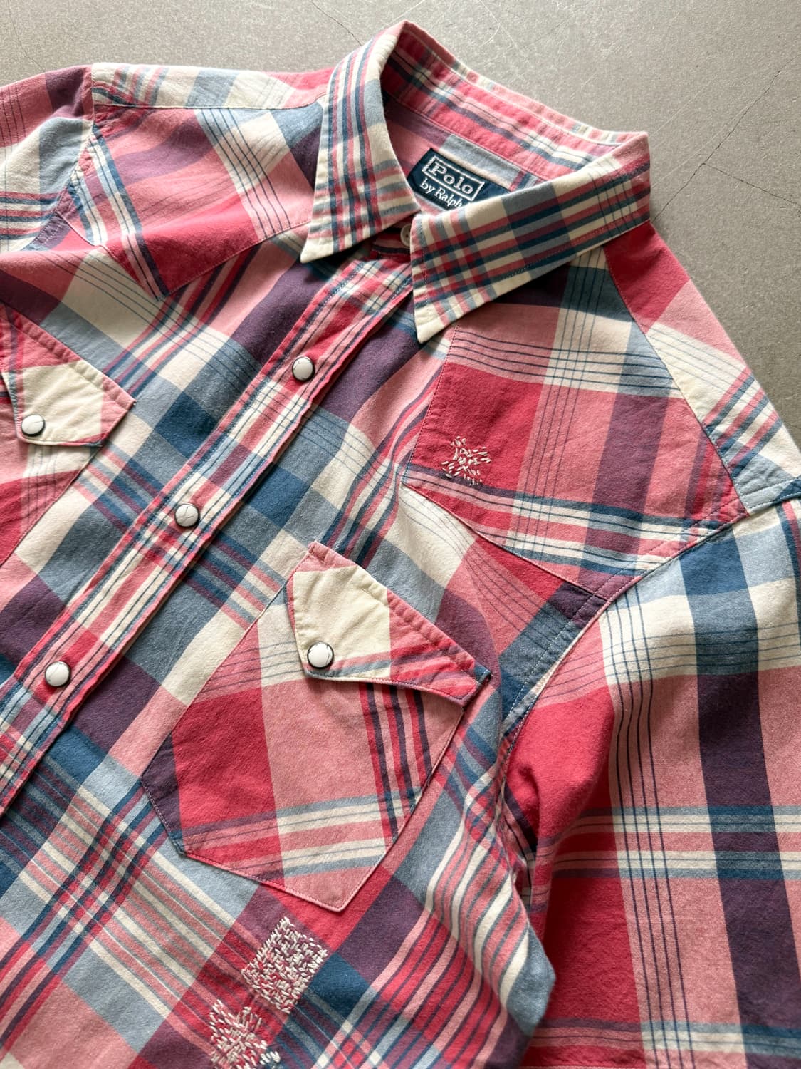 Polo Ralph Lauren Plaid Western Shirt 상품이미지4