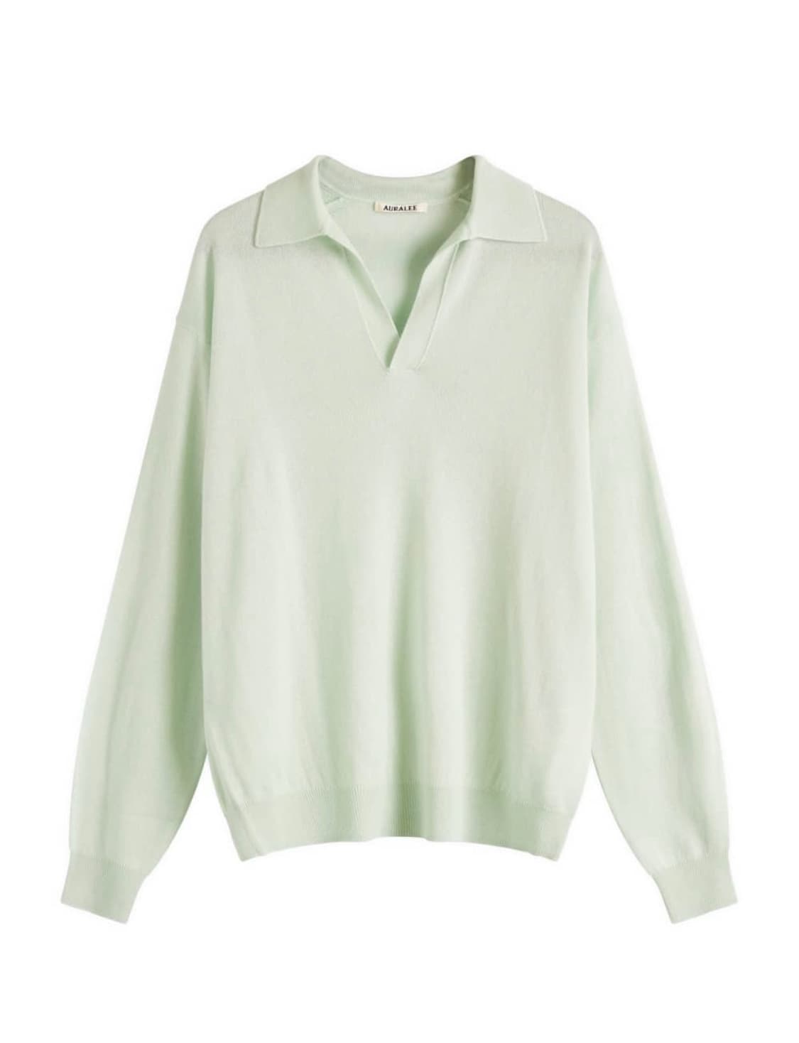 오라리 슈퍼 파인 캐시미어 실크 니트 폴로 (size 1) 상품이미지1