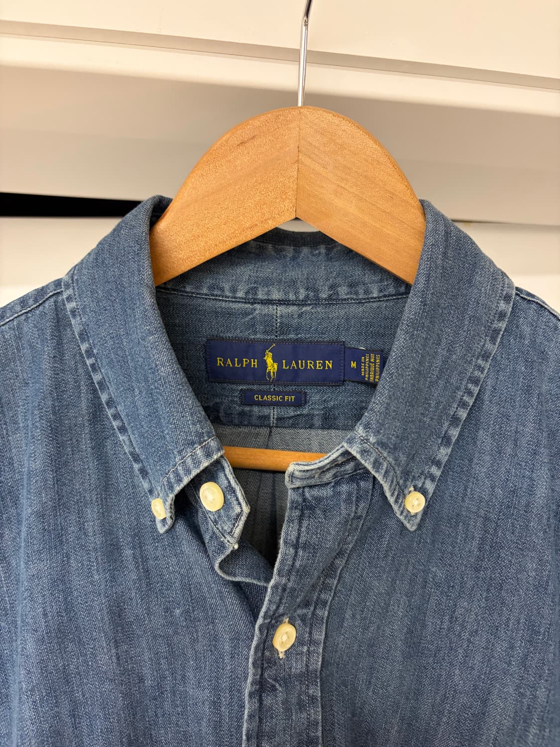 폴로랄프로렌 데님셔츠 클래식핏 M 상품이미지3