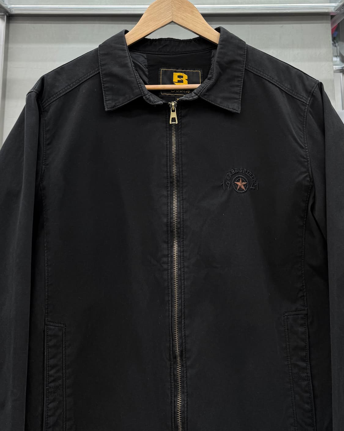 Bobin 00s 원스타 코튼 트러커 자켓 블랙 상품이미지3