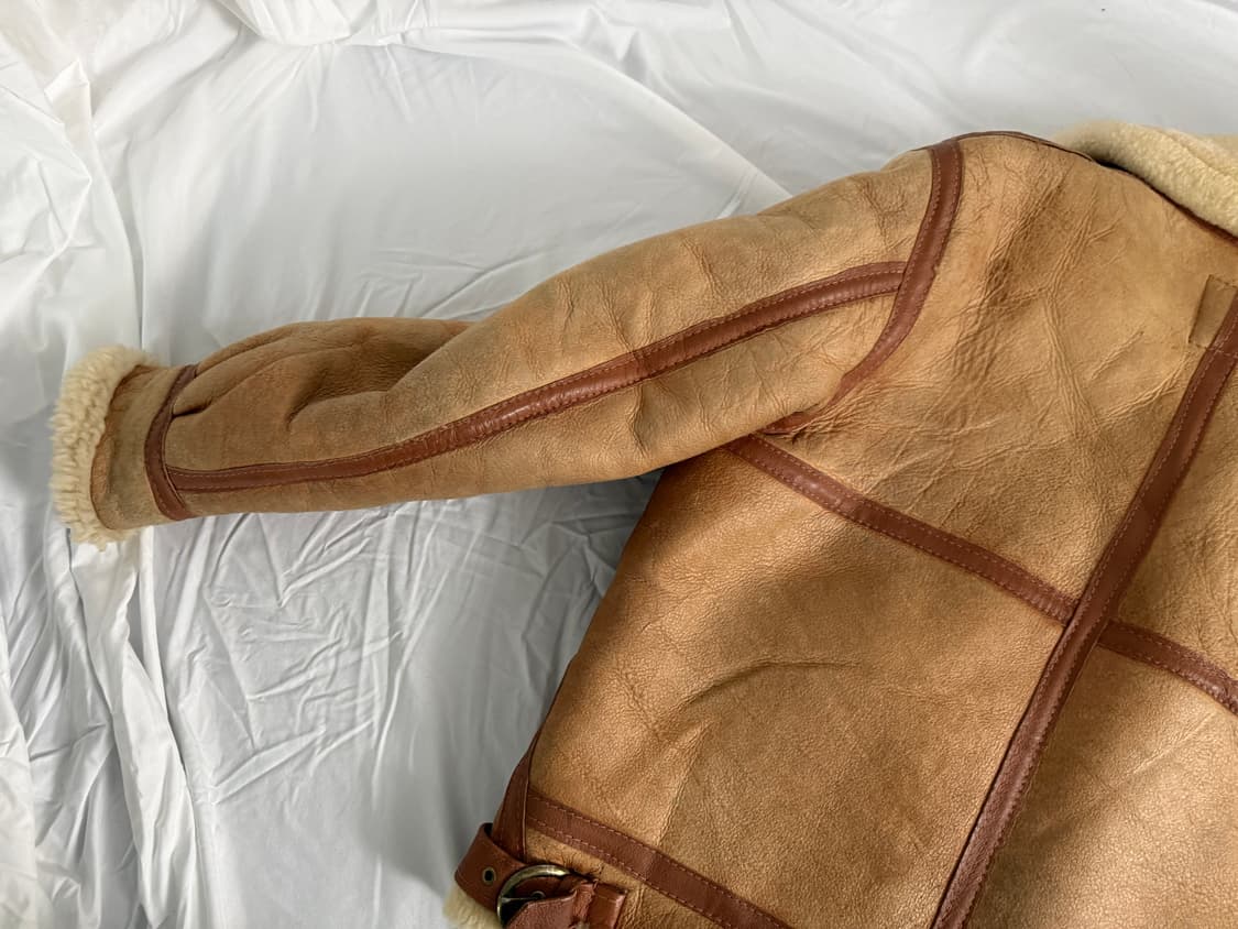 Schott B-3 무스탕 자켓 (Made in USA) 상품이미지10