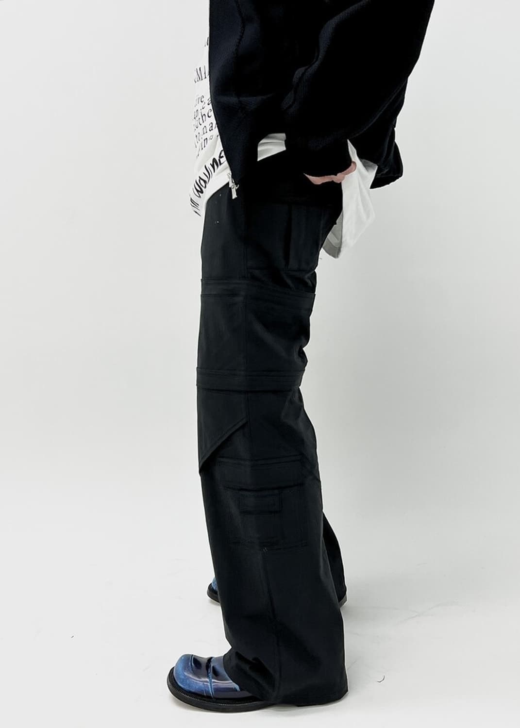 웨이비니스 카고 팬츠 블랙[2] 상품이미지1