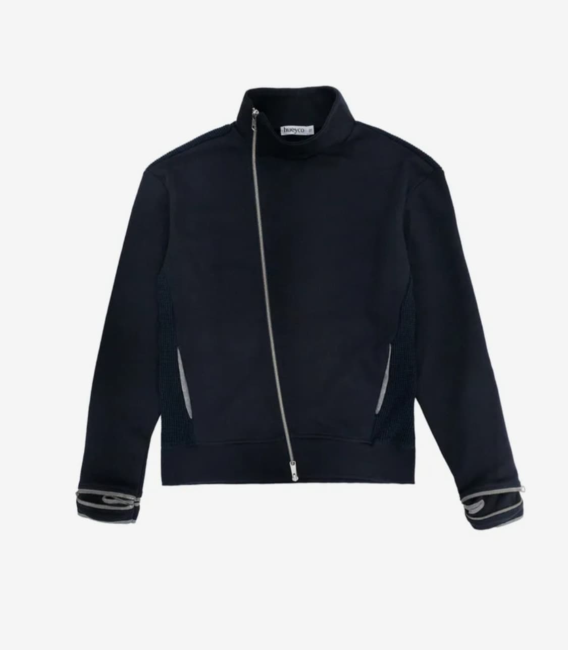 휴이 Side-Zip Neck Track Top Navy 사이드집업트랙탑 상품이미지1