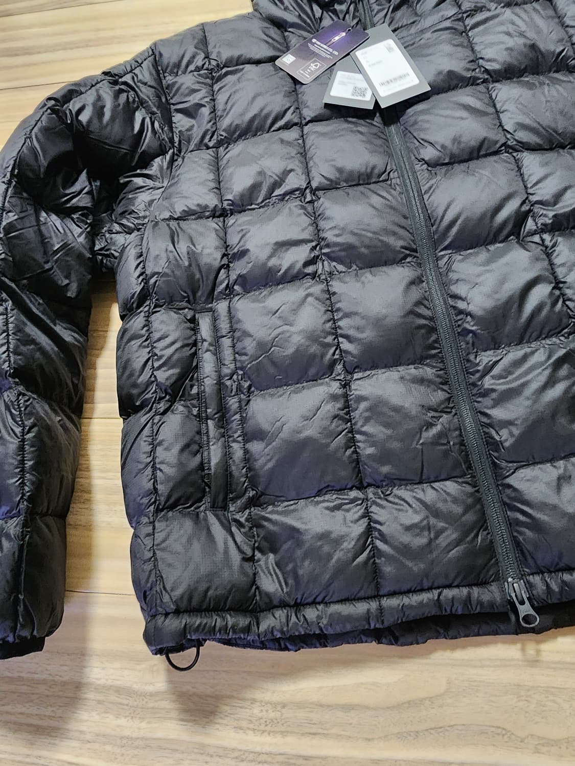 무신사스탠다드스퀘어퀼티드후드패딩점퍼xl 상품이미지3