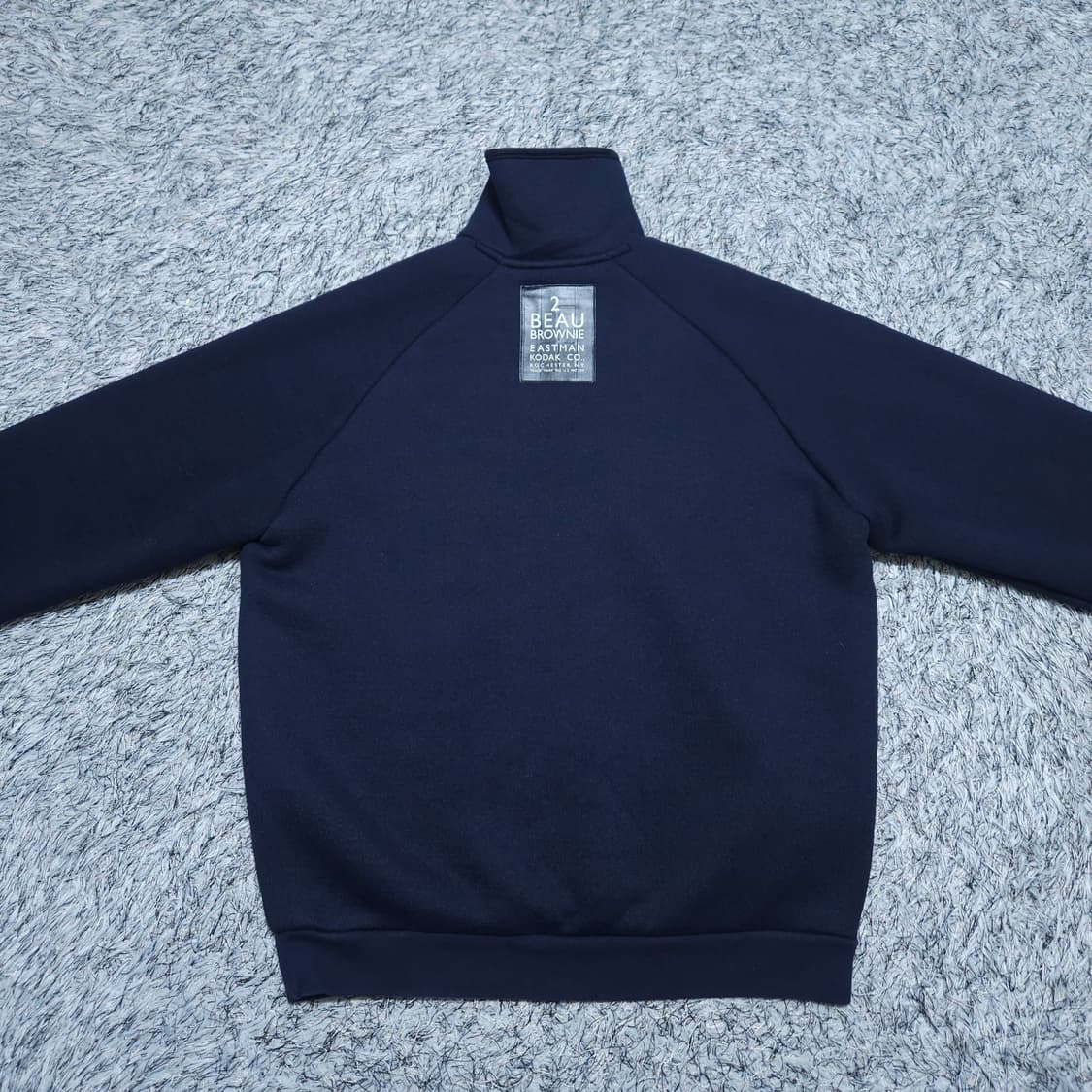 코닥) S(100~) 남자 브라우니 오버핏 니트하프집업 / 왕눈이샵 상품이미지5