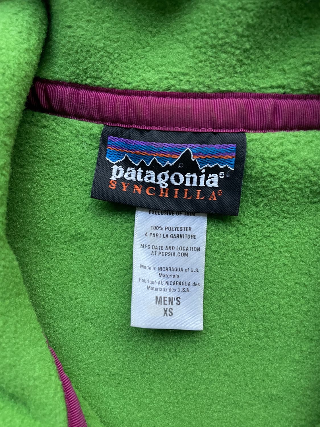 파타고니아 신칠라 라임그린 상품이미지3