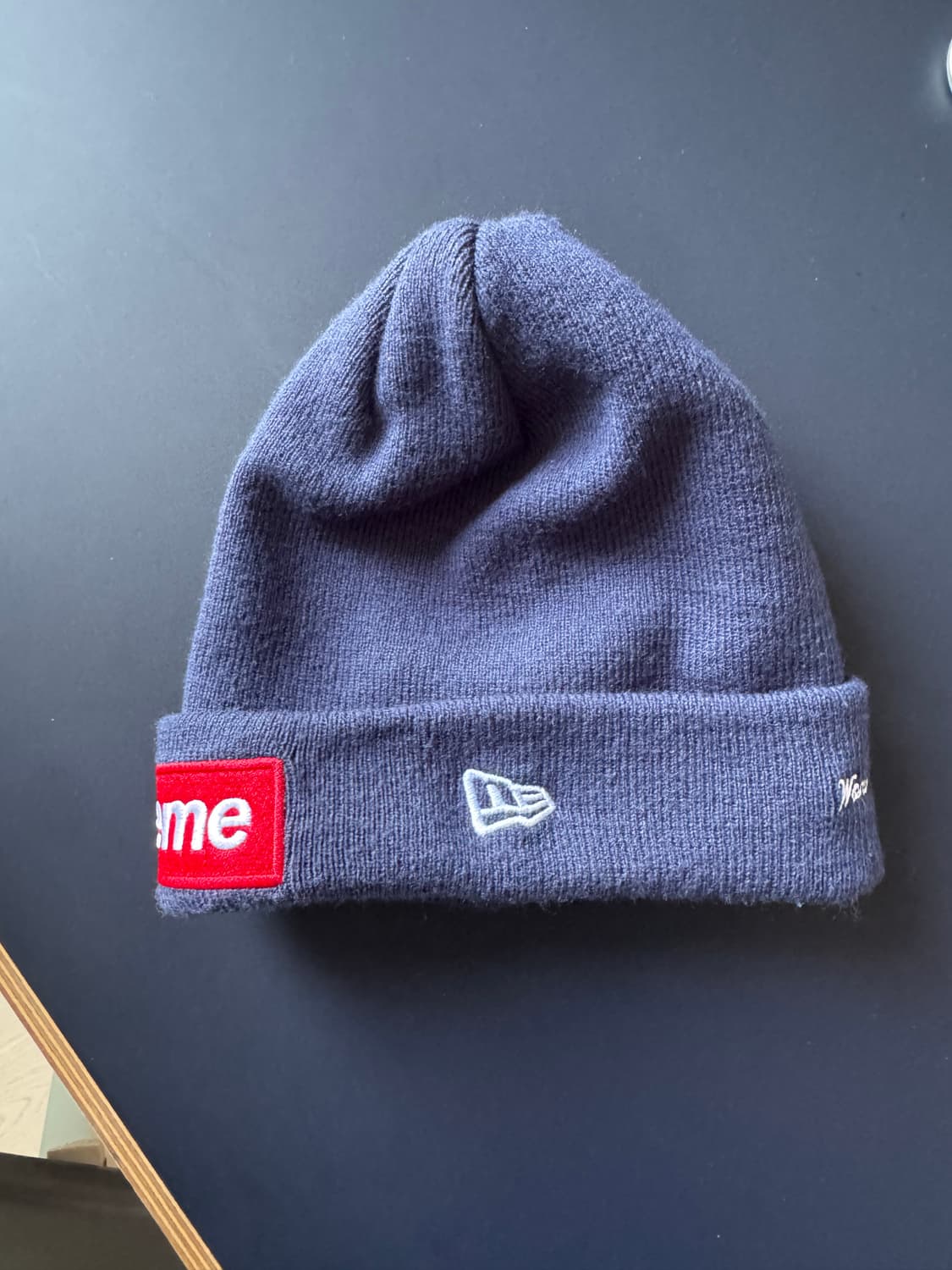 슈프림 뉴에라 박스로고 비니 네이비 - 24FW 상품이미지4