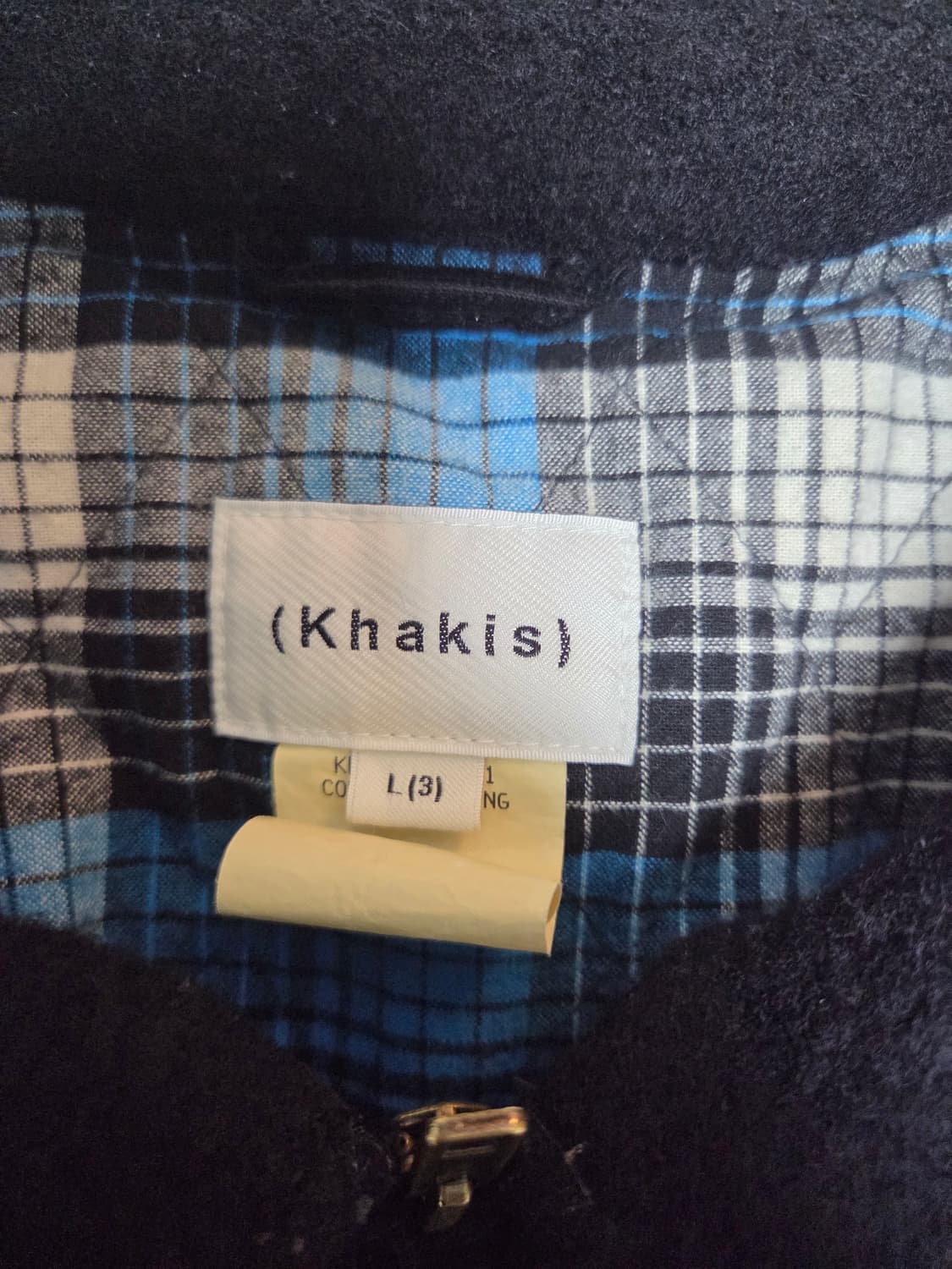 카키스 코듀로이 스윙자켓 25FW 블랙 상품이미지4