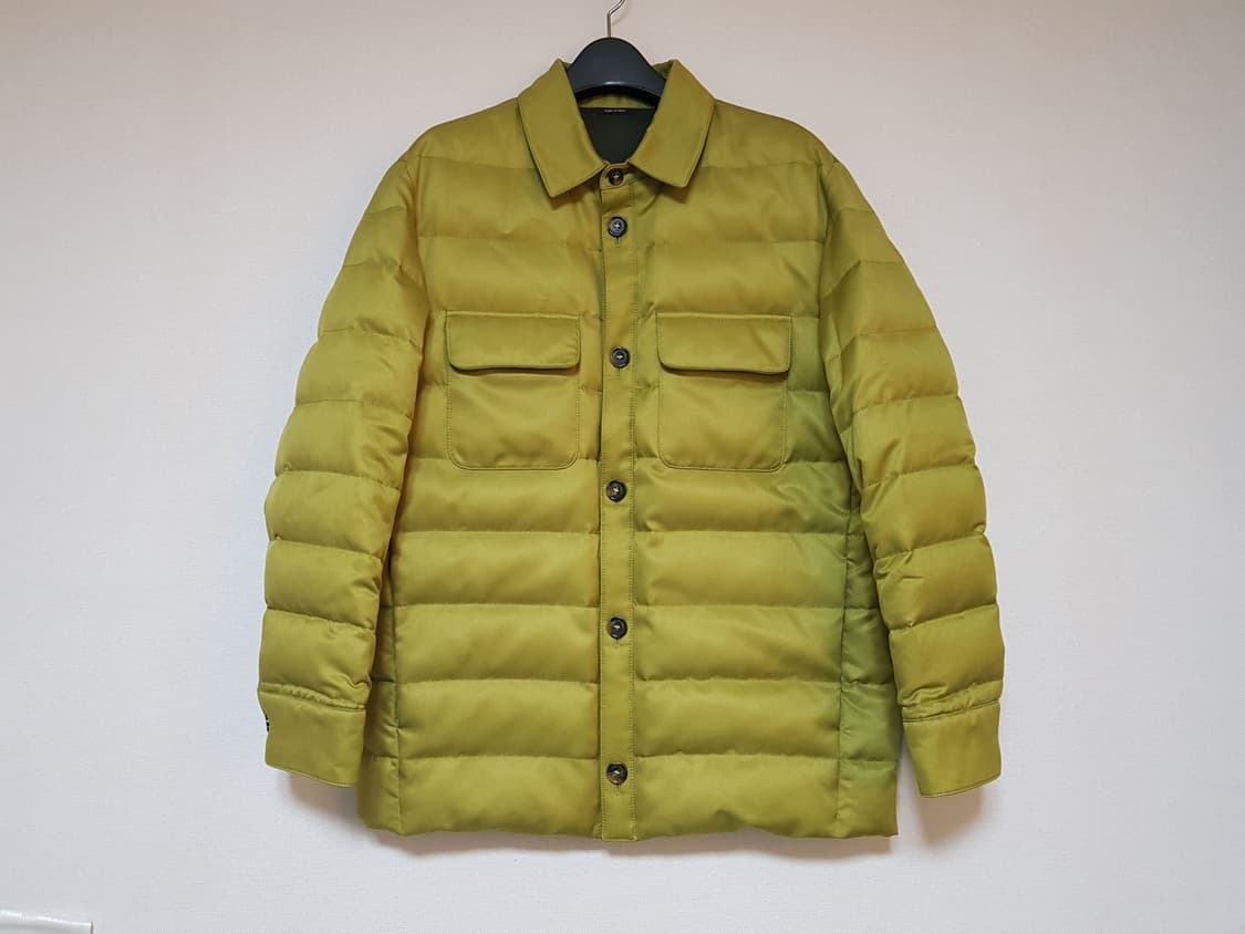 로로피아나 퀼티드 실크 패딩 오버 셔츠 자켓 상품이미지2