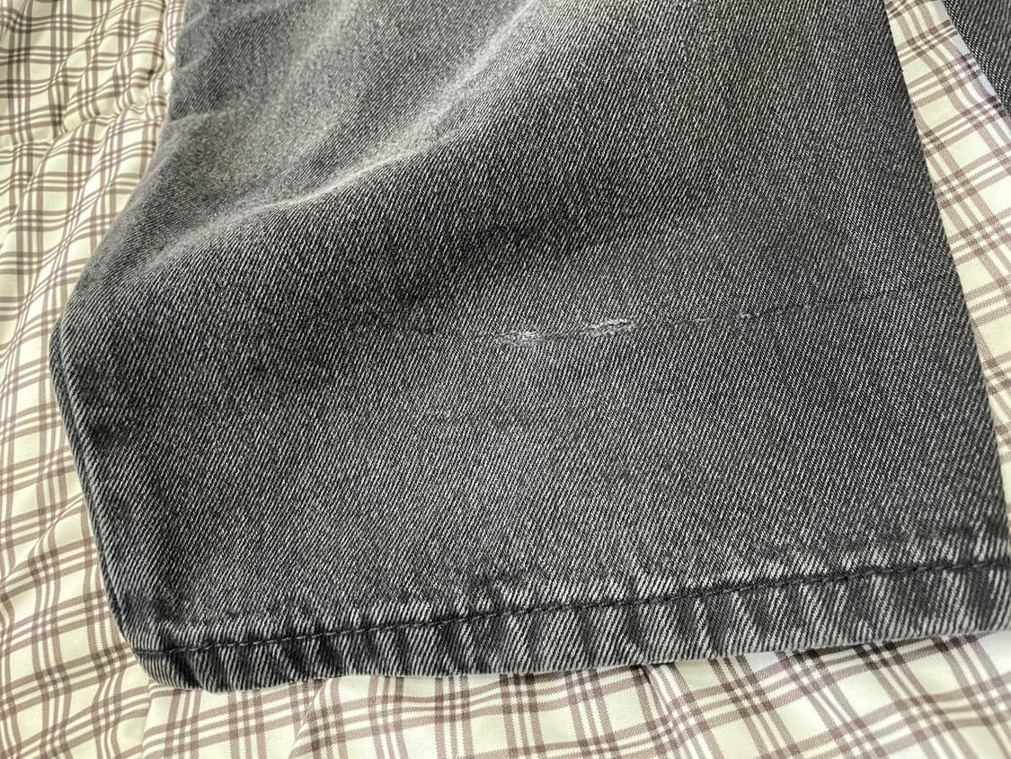 리바이스 578 배기진 흑청 32/32 상품이미지4