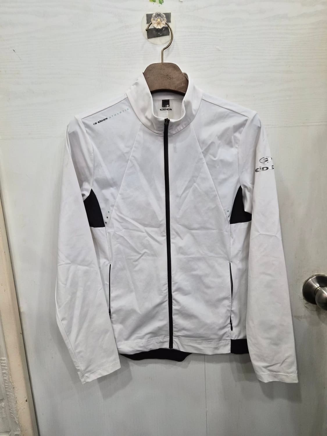 S,90)) EiDER 아이더 바람막이 점퍼! 화이트 & 블랙~ 상품이미지2
