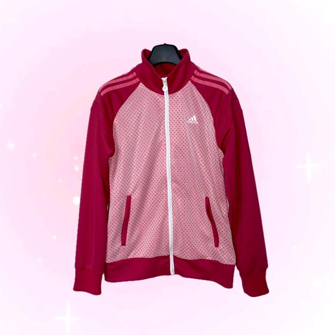 빈티지 아디다스 climalite 진핑크 져지 💖 상품이미지1