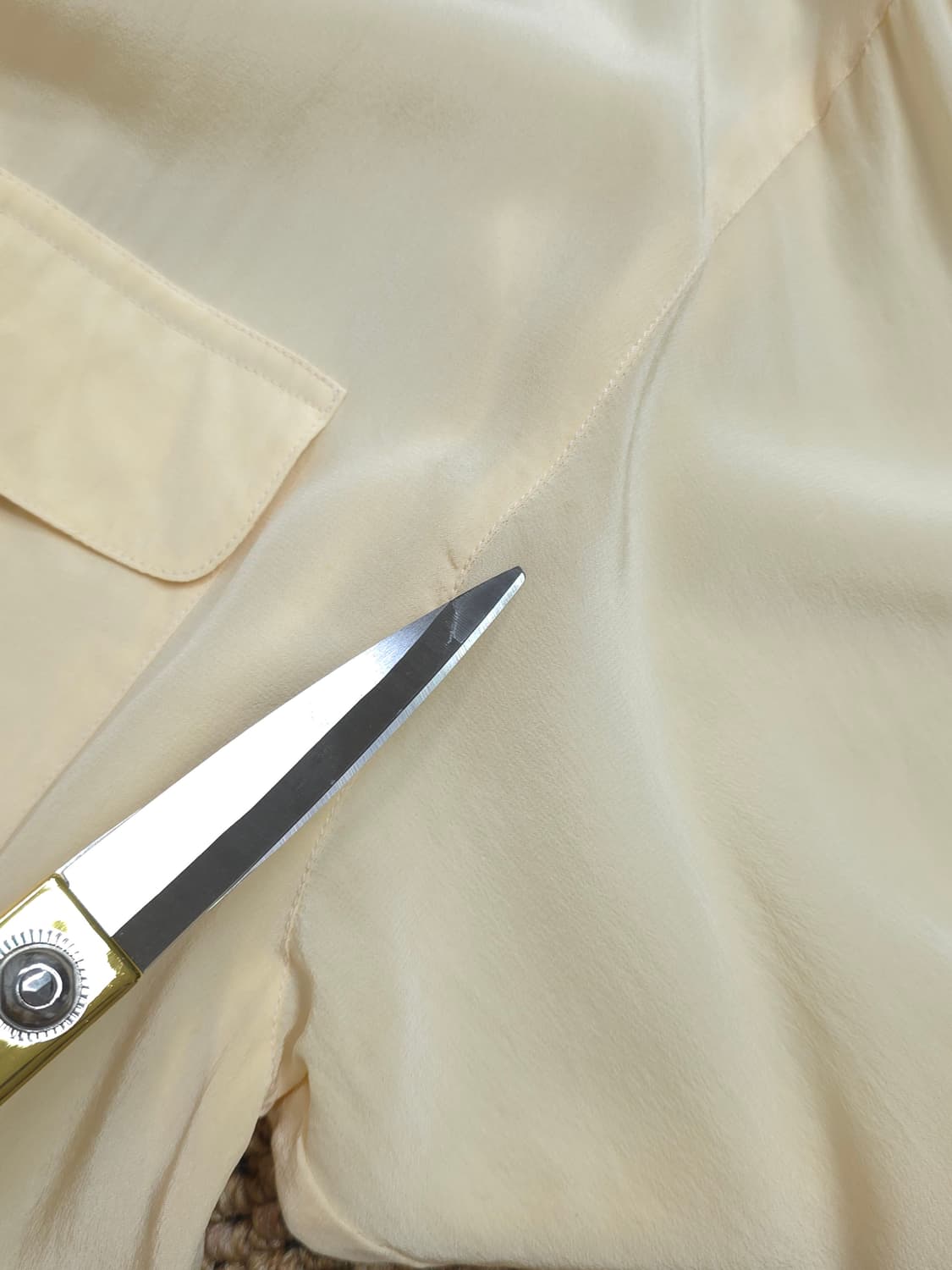 실크셔츠블라우스 실크100%  상품이미지9