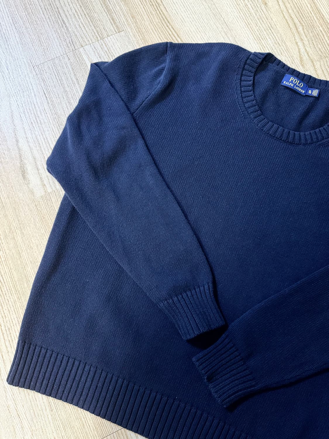 폴로 네이비 니트 XL 상품이미지3