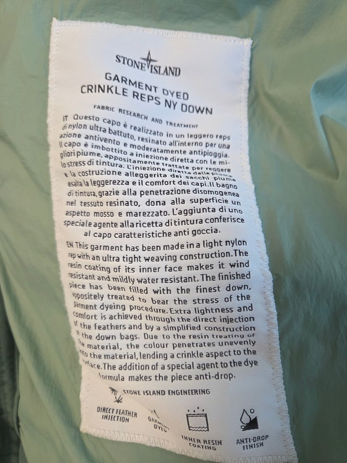(XL) 스톤아일랜드 크링클렙스 / stone island crinkel 상품이미지4