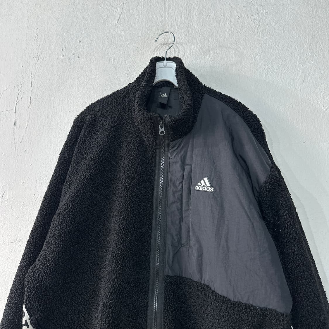 아디다스 양털 플리스 오버핏 점퍼 상품이미지2