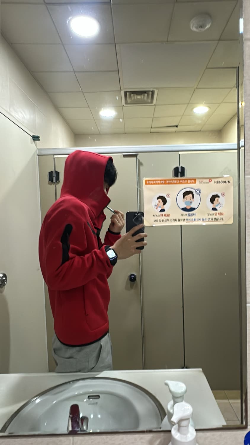 나이키 테크플리스 레드 상품이미지1