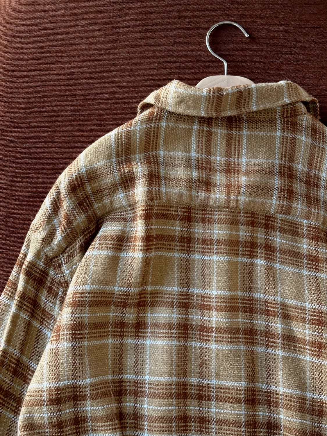 Acrylic woven check work shirt 상품이미지6