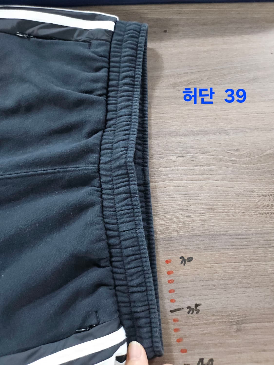 아디다스 삼선 불꽃로고 트레이닝 바지 블랙  XL 상품이미지6
