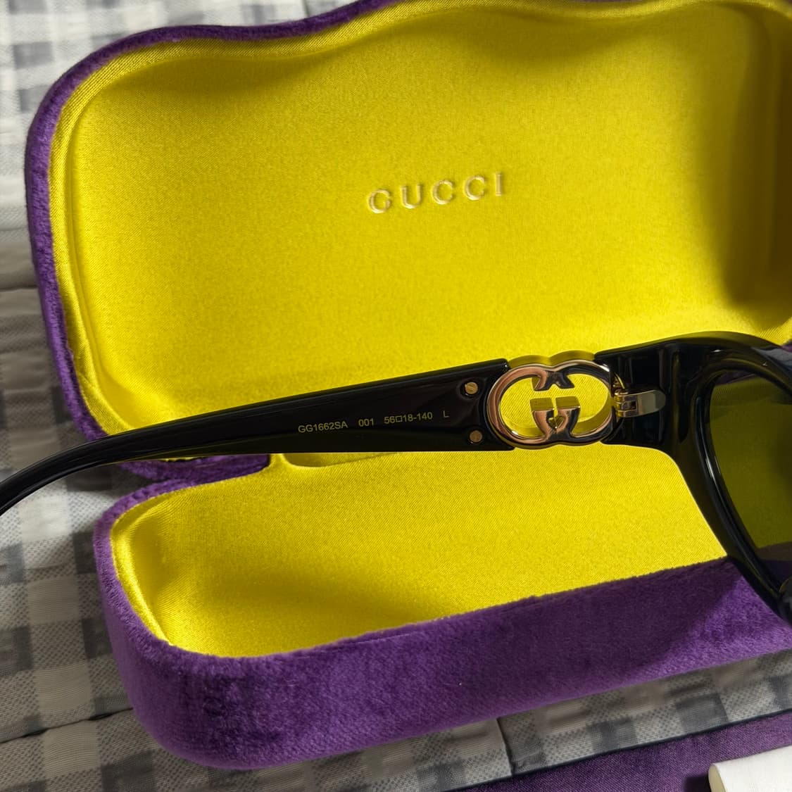 (OS) Gucci 구찌 오벌 선글라스 블랙 상품이미지8
