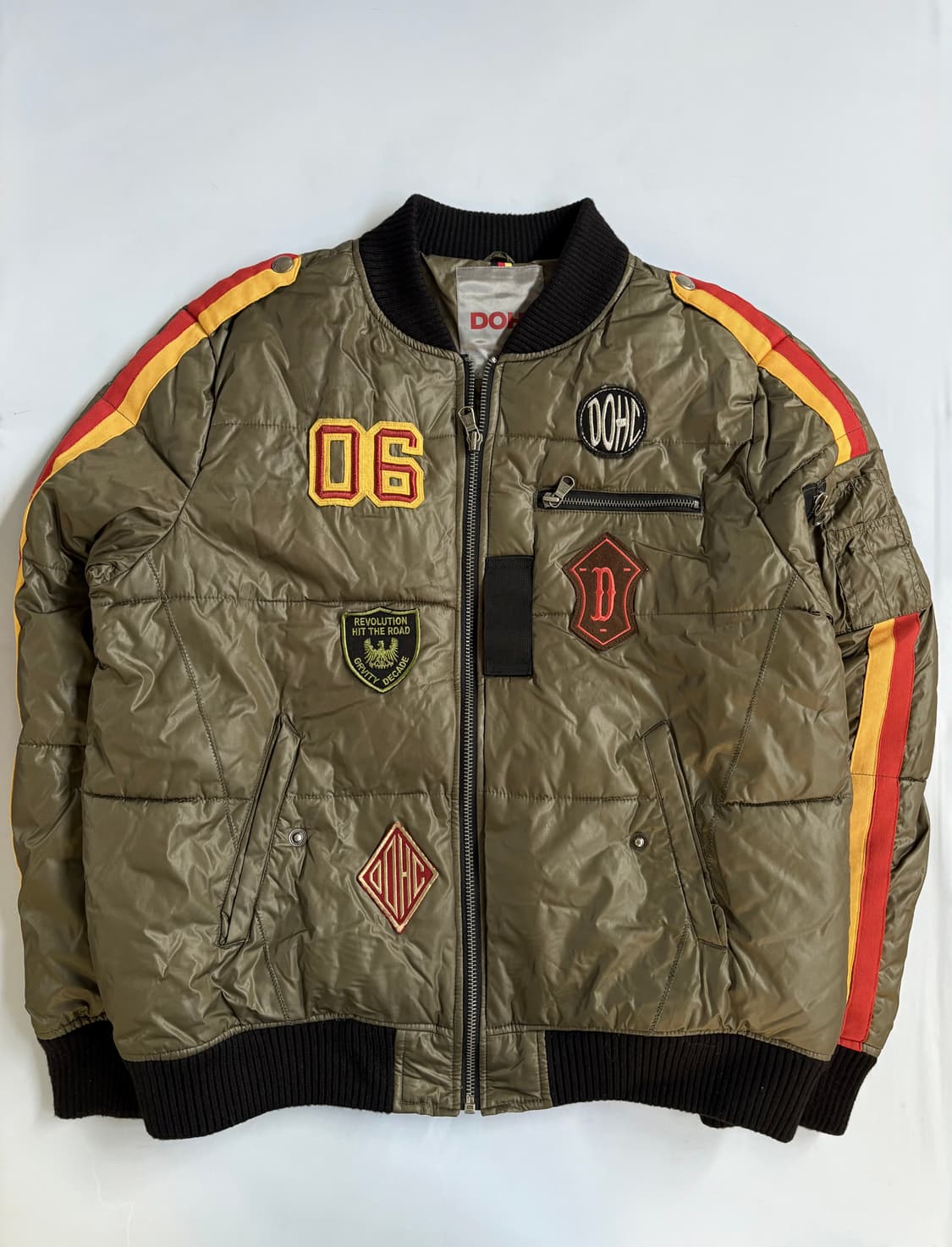 DOHC 빈티지 카키 패딩 상품이미지2