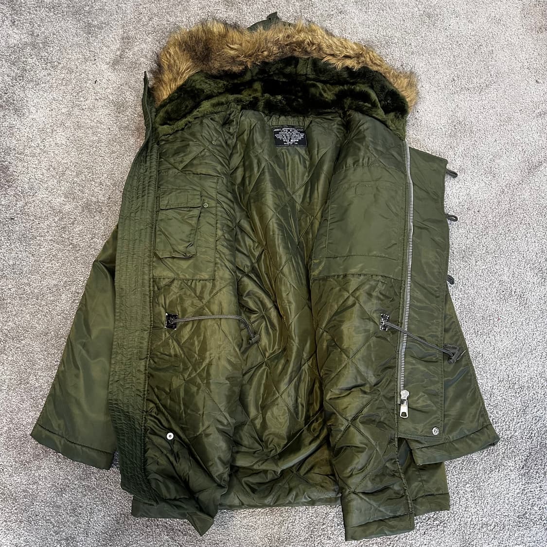 90s Virgin Voyage N-3B 밀리터리 플라잉 파카L 상품이미지6