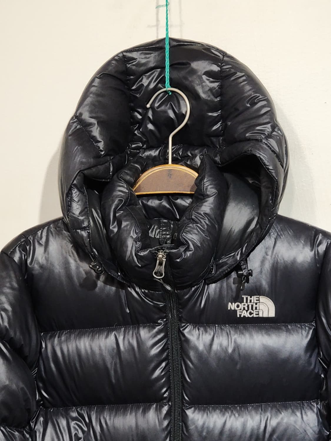 (S) 노스페이스 눕시패딩 점퍼 블랙 거위털 700 다운자켓  상품이미지2