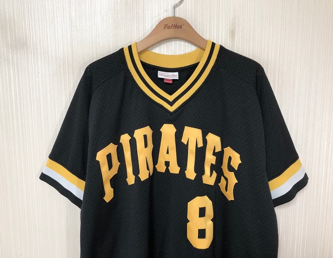 MLB 미첼앤네스X쿠퍼스타운 피츠버그 파이어리츠 올드져지 XL #8 상품이미지2