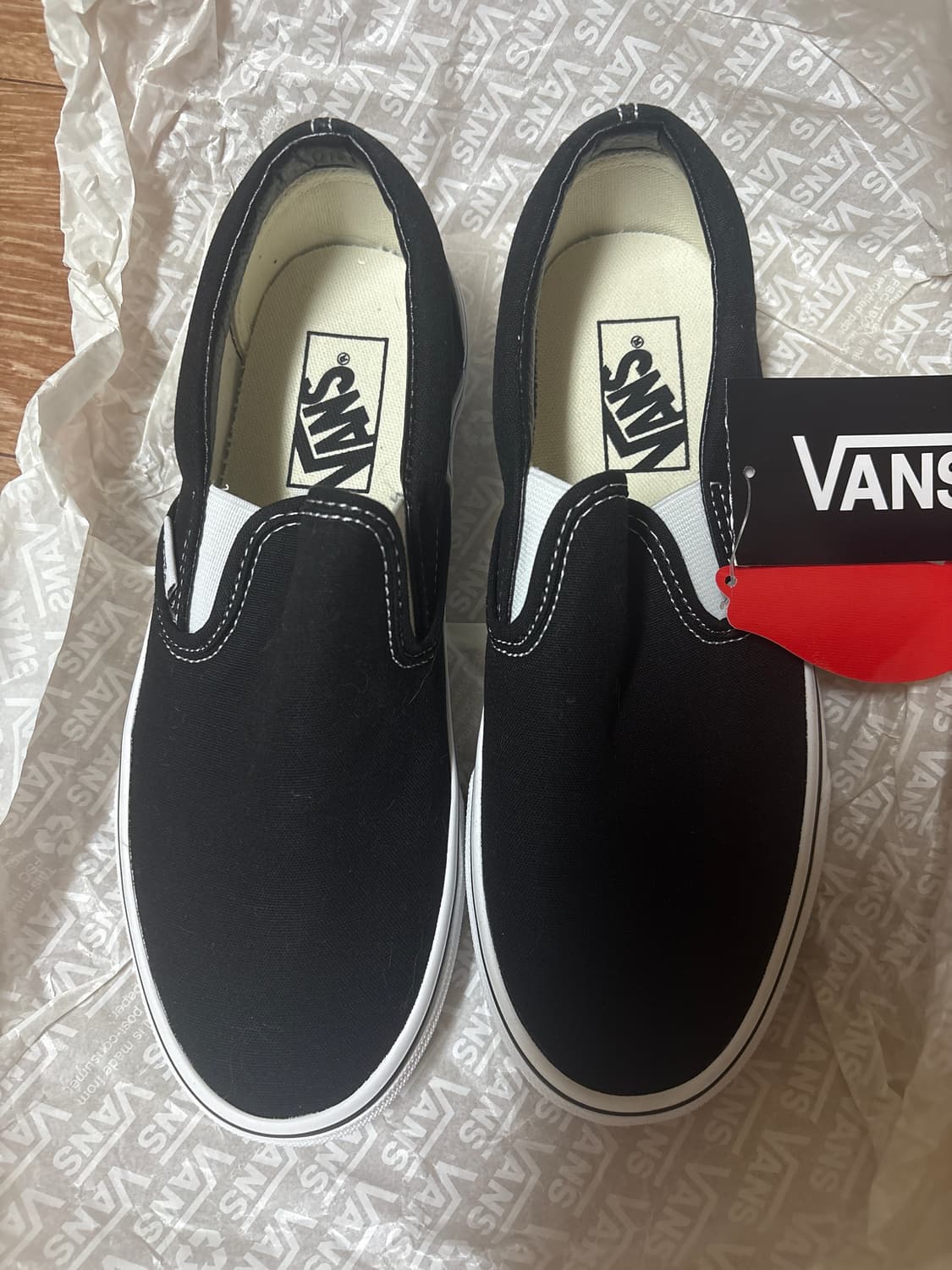 정품) 반스 클래식 슬립온 블랙 240 상품이미지2