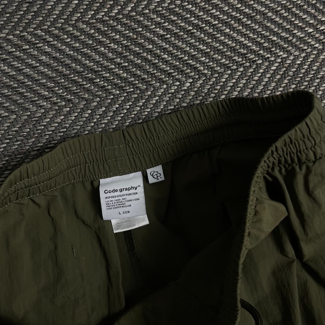 코드그라피 나일론 우븐 파라슈트 카고 팬츠y 4400 상품이미지6