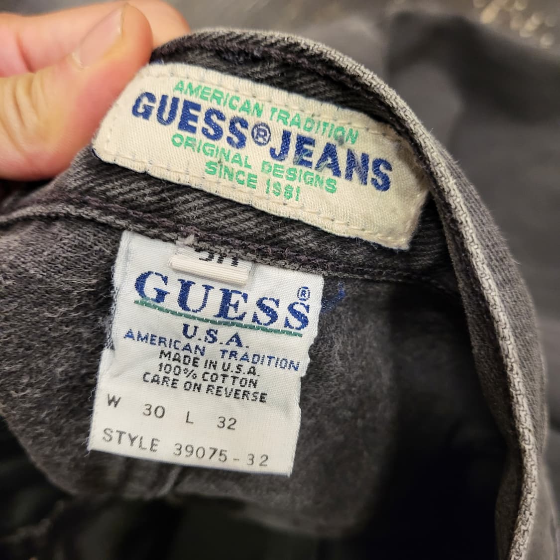 90s 게스 청바지 (30) made in USA  상품이미지9
