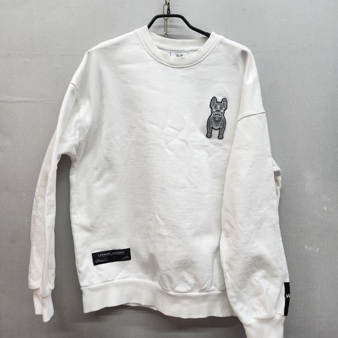 라이프워크 와펜 로고 맨투맨 L~XL 상품이미지1