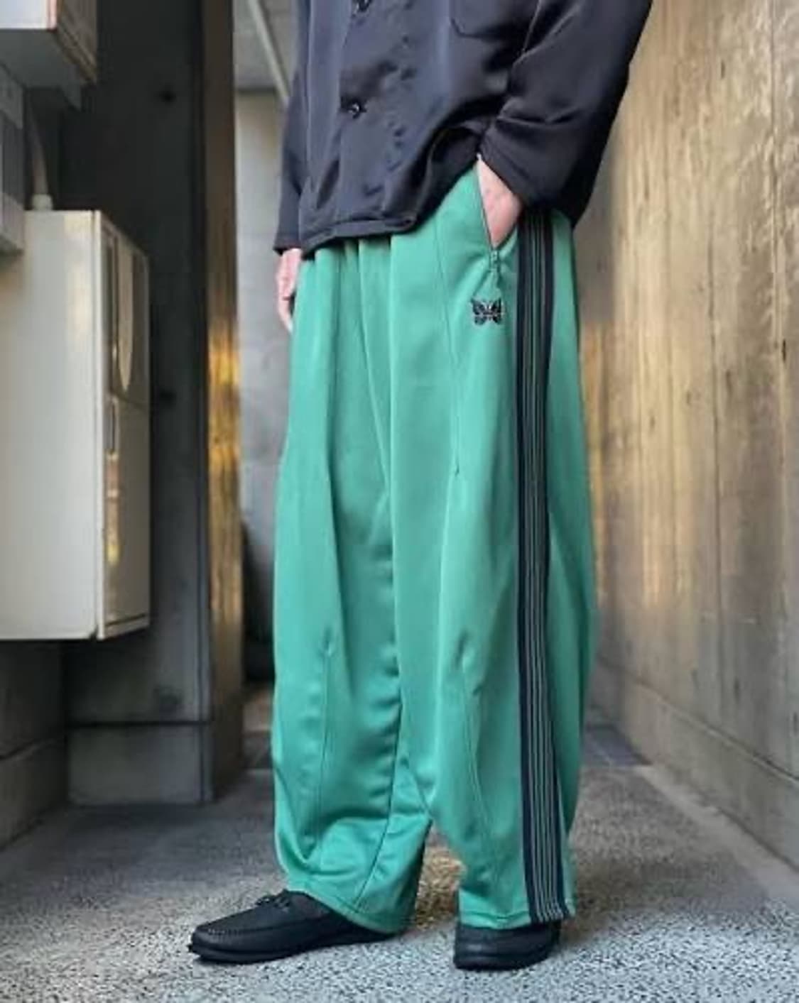 [M] 니들스 hb 트랙팬츠 에메랄드 그린 상품이미지2