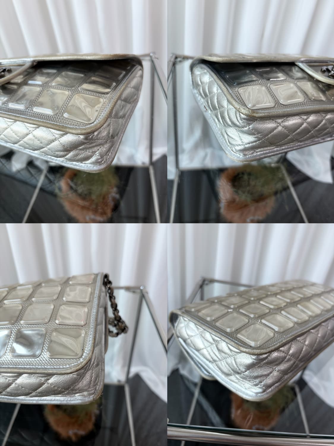 샤넬 실버 아이스 큐브 플랩백 리미티드 에디션 상품이미지10