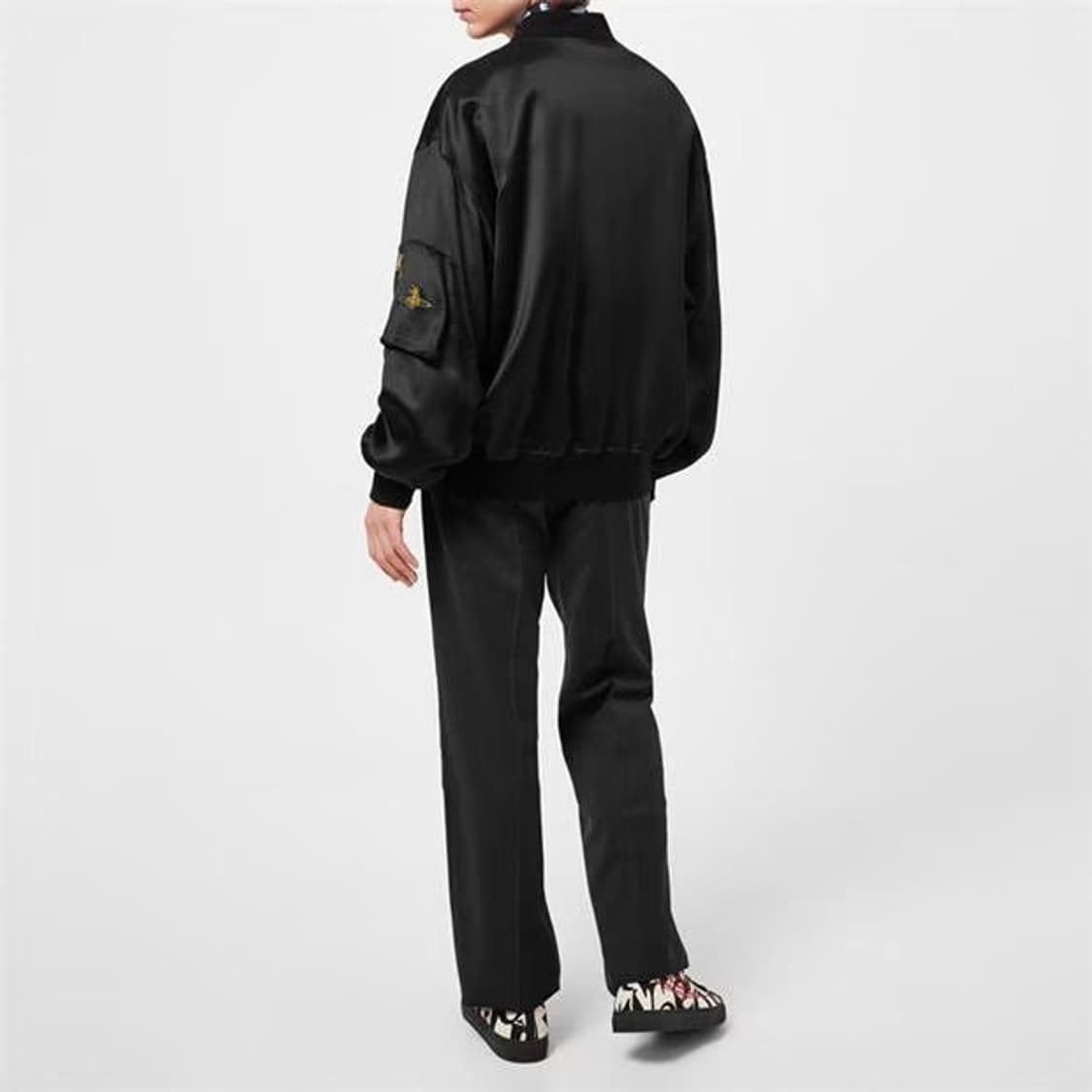 (새상품) 비비안웨스트우드 Bernardo 봄버 블루종 자켓 M 상품이미지3