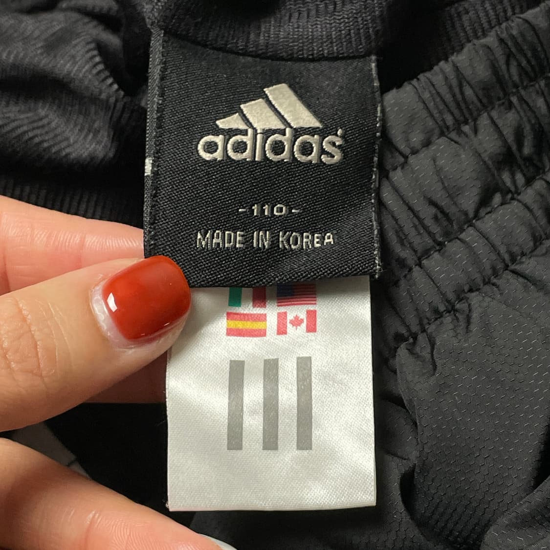 ADIDAS 00s 아디다스 빈티지 블랙 트랙팬츠 A00521 상품이미지9